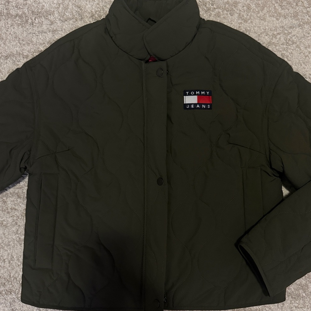 Tommy Hilfiger Women's Puffer Jacket - Dark Green